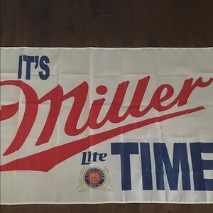 Miller Lite Banner tapestry